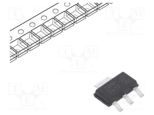 Transístor: P-Mosfet; Unipolar; -70v; -2,6a; Idm: -9,6a; 2w; Sot223