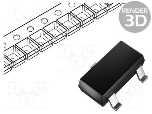 Transístor: PNP, bipolar, 20V, 1,5A, 350mW, SOT23