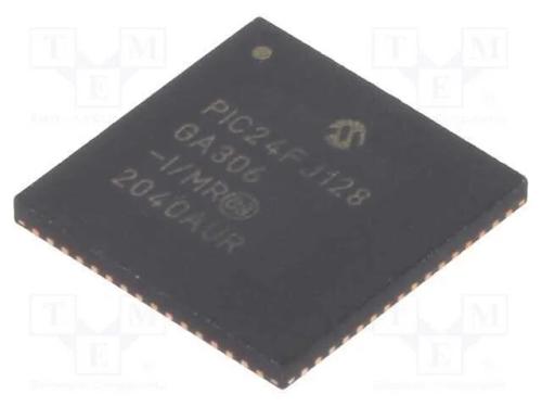 Ic: Microcontrolador Pic; 128kb; 32mhz; 2÷3,6vdc; Smd; Qfn64; Pic24