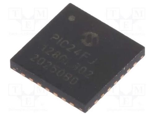 Ic: Microcontrolador Pic; 128kb; 32mhz; Smd; So28; Pic24; 8kbsram