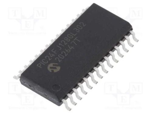 Ic: Microcontrolador Pic; 128kb; 32mhz; Smd; Qfn28; Pic24; 8kbsram