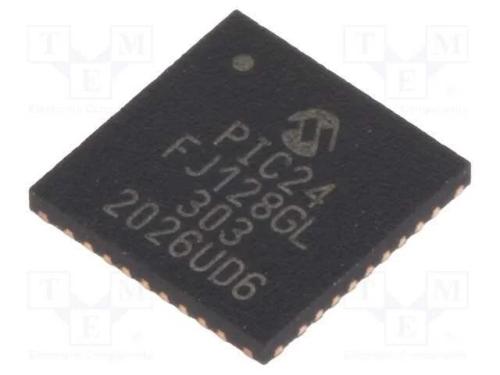 Ic: Microcontrolador Pic; 128kb; 32mhz; Smd; Uqfn36; Pic24; 8kbsram