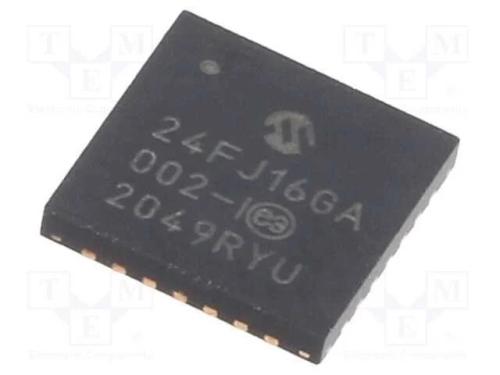 Ic: Microcontrolador Pic; 16kb; 32mhz; 2÷3,6vdc; Smd; Qfn28; Pic24