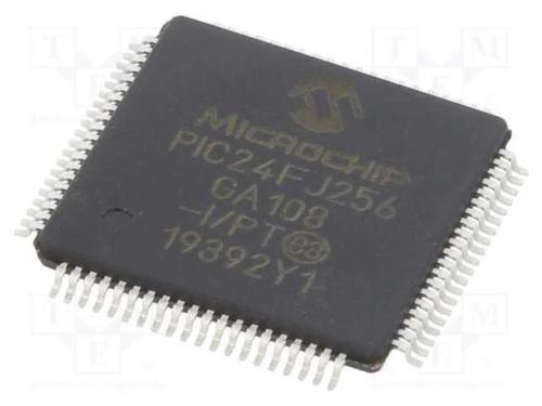 Ic: Microcontrolador Pic; 256kb; 32mhz; Smd; Tqfp80; Pic24