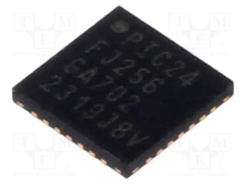 Ic: Microcontrolador Pic; 256kb; 32mhz; Smd; Uqfn28; Pic24