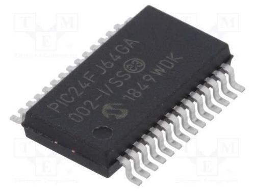 Ic: Microcontrolador Pic; 64kb; 32mhz; Smd; Ssop28; Pic24; 8kbsram