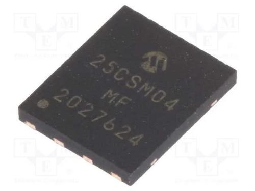Ic: Memória Flash; 1kbeeprom; Spi; 2,5÷5,5v; Tdfn8; em Série; 8mhz