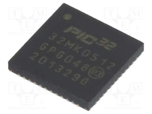 Ic: Microcontrolador Pic; 512kb; 120mhz; Smd; Vqfn48; Pic32