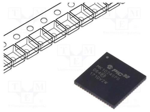 Ic: Microcontrolador Pic; 1024kb; 2,2÷3,6vdc; Smd; Qfn64; Pic32