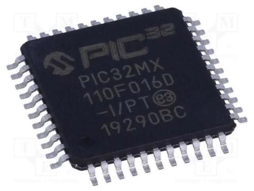 Ic: Microcontrolador Pic; 16kb; 2,3÷3,6vdc; Smd; Tqfp44; Pic32