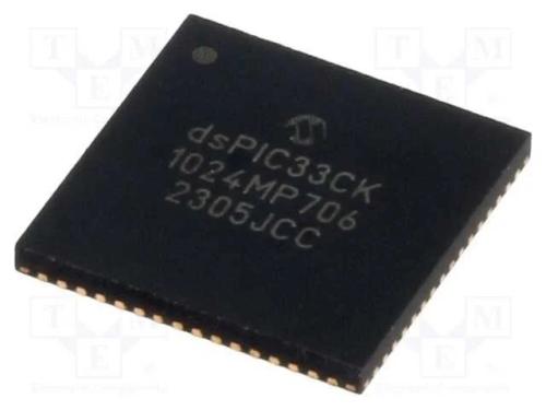 Ic: Microcontrolador Dspic; 1024kb; 128kbsram; Qfn64; 3÷3,6vdc