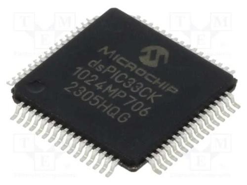 Ic: Microcontrolador Dspic; 1024kb; 128kbsram; Tqfp64; 3÷3,6vdc
