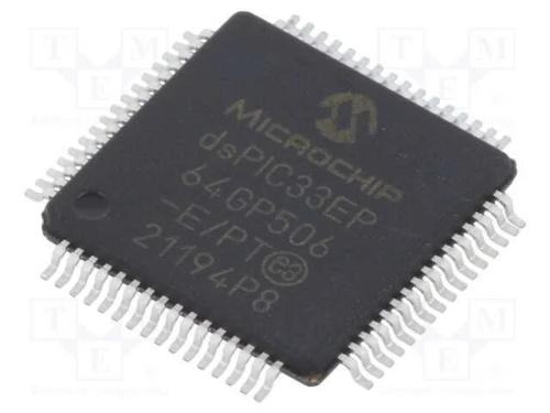 Ic: Microcontrolador Dspic; 64kb; 8kbsram; Tqfp64; Dspic; 0,5mm