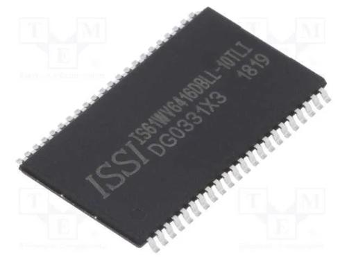 Ic: Memória Sram; 1mbsram; 64kx16bit; 2,4÷3,6v; 10ns; Tsop44