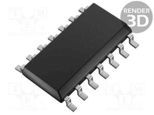 Ic: Digital; Nand; Ch: 4; In: 2; Smd; So14; 2÷6vdc; -40÷85°c; Rolo,Fita