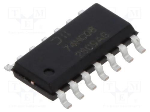 Ic: Digital; And; Ch: 4; In: 2; Cmos; Smd; So14; 2&divide;6vdc; -40&divide;150&deg;c; Hc