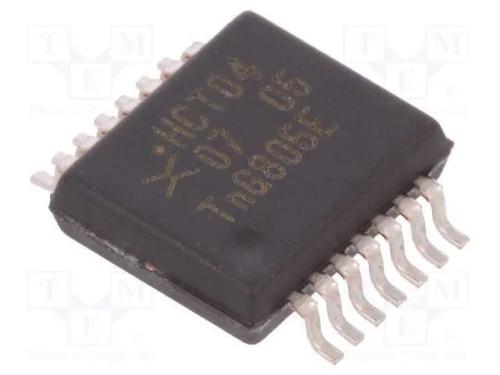 Ic: Digital; Not; Ch: 6; Cmos,Ttl; Smd; Ssop14; 4,5&divide;5,5vdc; Tubo; Hct