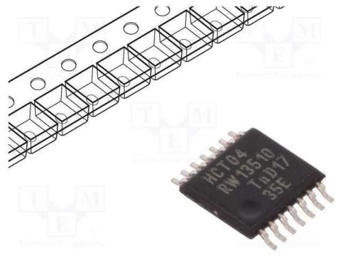 Ic: Digital; Not; Ch: 6; Cmos,Ttl; Smd; Tssop14; 4,5&divide;5,5vdc; Tubo; Hct