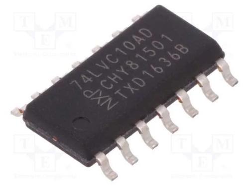 Ic: Digital; Nand; Ch: 3; In: 3; Cmos,Ttl; Smd; So14; 1,2&divide;3,6vdc; Tubo