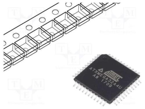 Ic: Microcontrolador Avr; Tqfp44; Interr.Exter: 34; Cmp: 2; Atxmega