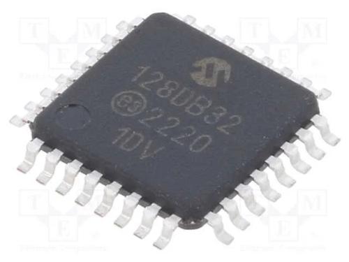 Ic: Microcontrolador Avr; Tqfp32; 1,8&divide;5,5vdc; Cmp: 3; Avr128