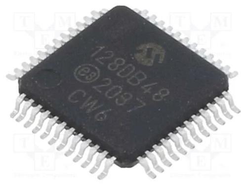 Ic: Microcontrolador Avr; Tqfp48; 1,8&divide;5,5vdc; Cmp: 3; Avr128