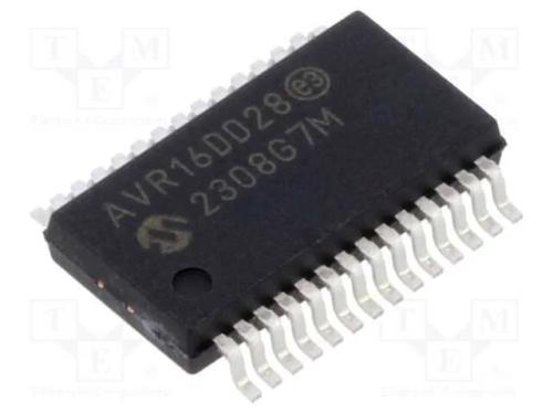 Ic: Microcontrolador Avr; Ssop28; 1,8&divide;5,5vdc; Interr.Exter: 23