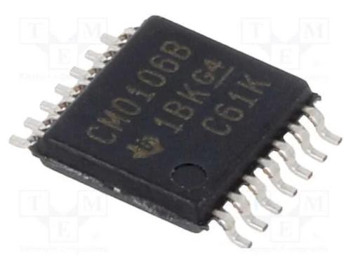 Ic: Digital; Not; Ch: 6; In: 1; Cmos; Smd; Tssop14; 3&divide;18vdc; -55&divide;125&deg;c