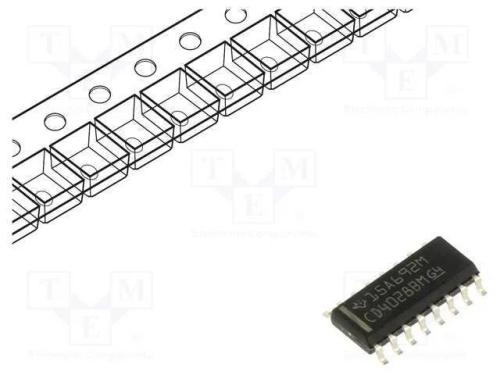IC: digital, BCD decimal,descodificador, CMOS, SM.