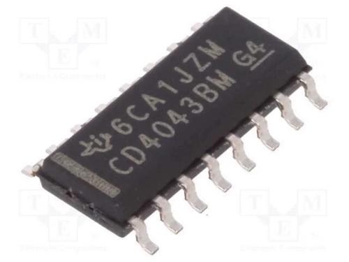 Ic: Digital; Fecho Rs; Ch: 4; Cmos; Smd; So16; Cd4000