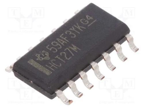 IC: digital, NOR, Ch: 3, IN: 3, SMD, SO14, 4,5&divide;5,.