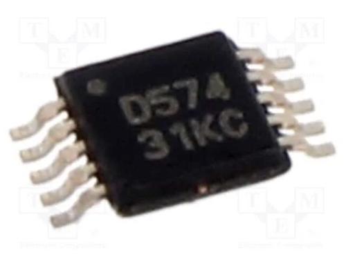 IC: Conversor D/A, 8bit, 188ksps, Ch: 4, VSSOP10,.