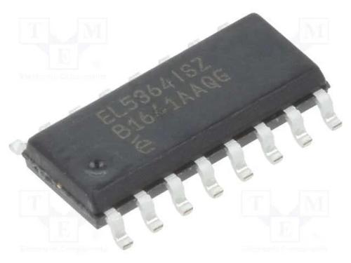 IC: amplificador operacional, 600MHz, Ch: 3, SO16