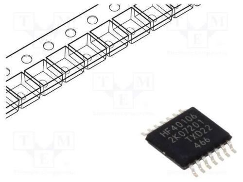 IC: digital, NOT, Ch: 6, IN: 6, CMOS, SMD, TTSOP1.