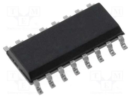 IC: digital, amort.,invertido, Ch: 6, CMOS, SMD, .