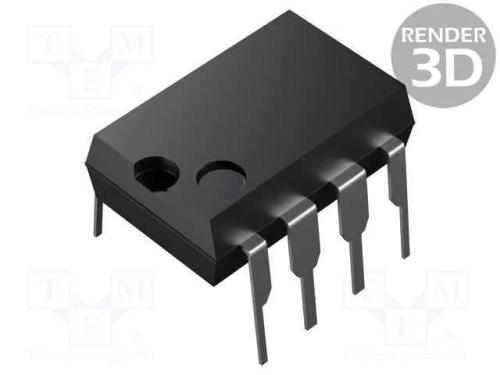 IC: amplificador de medi&ccedil;&atilde;o, DIP8, 1,3MHz, Ch: 1,.