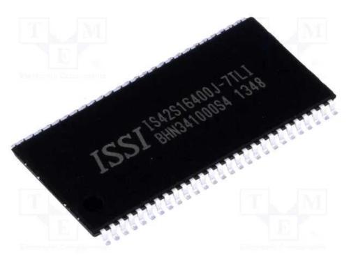 IC: mem&oacute;ria DRAM, 64MbDRAM, 4Mx16bit, 143MHz, 7ns.