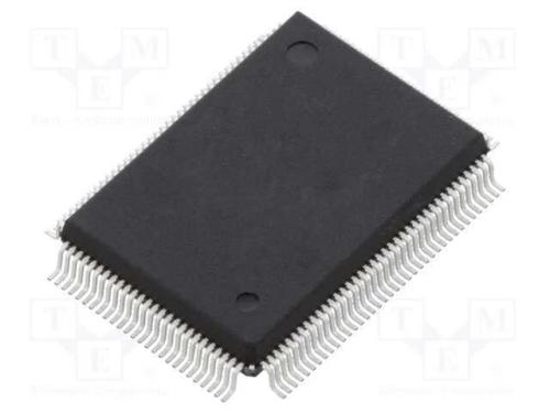 IC: transceptor, 10/100Base-T, MDI,MDI-X,MII, PQF.