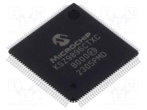 IC: interface, Ethernet transceiver, 10/100/1000B.