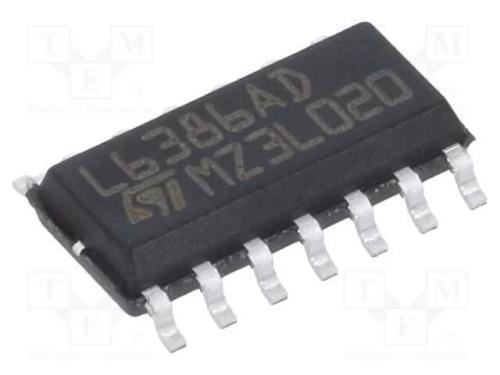 IC: driver, push-pull, SO14, 400mA, 580V, Ch: 2, .