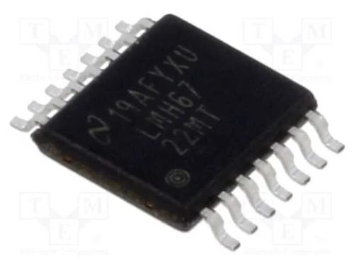 Ic: Amplificador Operacional; 400mhz; Ch: 2; Tssop14; 8÷12,5vdc