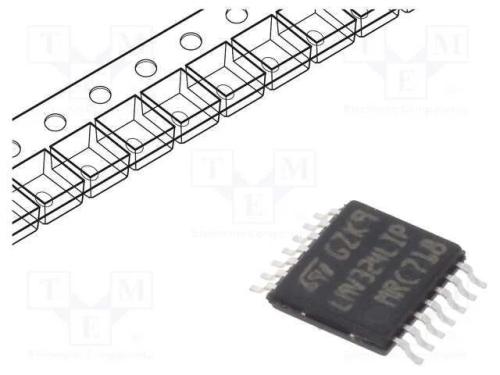 Ic: Amplificador Operacional; 1,3mhz; 2,7÷5,5v; Ch: 4; Tssop14