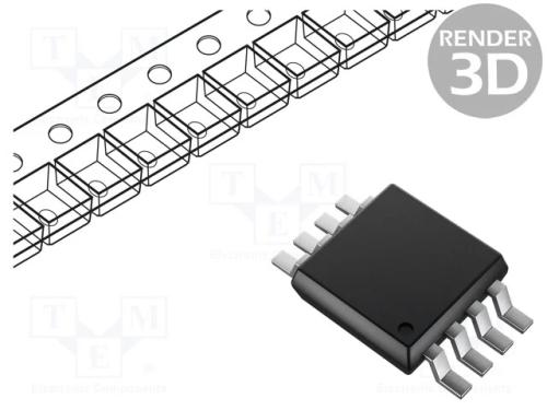 Ic: Amplificador Operacional; 1mhz; 2,7÷5,5v; Ch: 2; Msop8