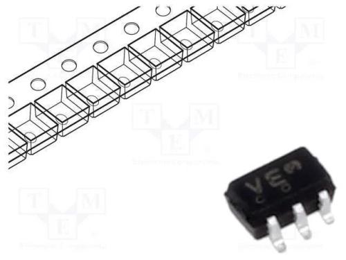 Ic: Comutador Analógico; Ch: 1; 2÷5,5vdc; Rolo,Fita; Out: Spst-No