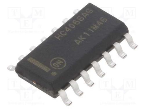Ic: Comutador Analógico; Demultiplexor,Multiplexor; Ch: 4; So14