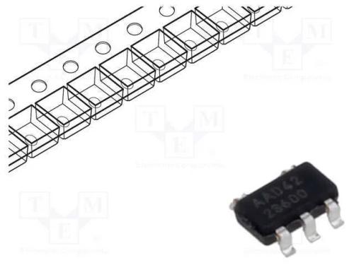 Ic: Amplificador Operacional; 30mhz; Ch: 1; Sot23-5; 1,8÷5,5vdc
