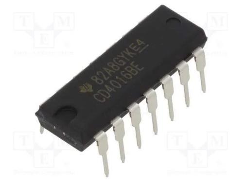 Ic: Comutador Analógico; Multiplexor; Ch: 4; Saídas: 1; Dip14; 30ua