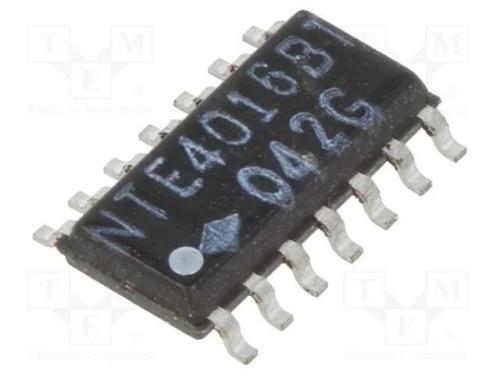 Ic: Comutador Analógico; Multiplexor; Ch: 4; Saídas: 1; So14; 30ua