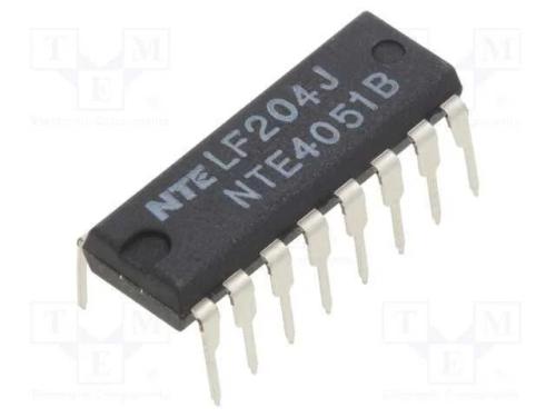 Ic: Comutador Analógico; Demultiplexor,Multiplexor; Ch: 8; Dip16
