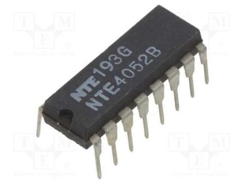 Ic: Comutador Analógico; Multiplexor; Dip16; 3÷18vdc; 600ua; Cmos